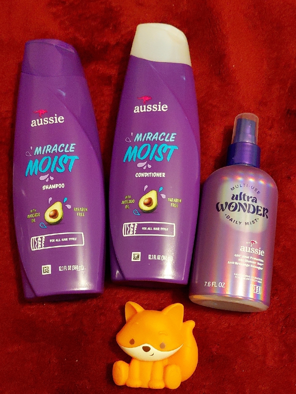 🆕 Aussie Hair Bundle - Miracle Moist Shampoo & Conditioner + Detangler